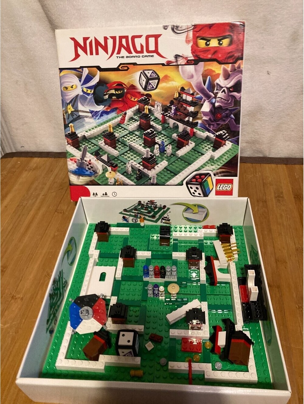 Lego Games Ninjago The Board Game 3856 Building Set w/ Box Die Microfigures
